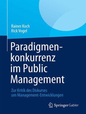cover image of Paradigmenkonkurrenz im Public Management